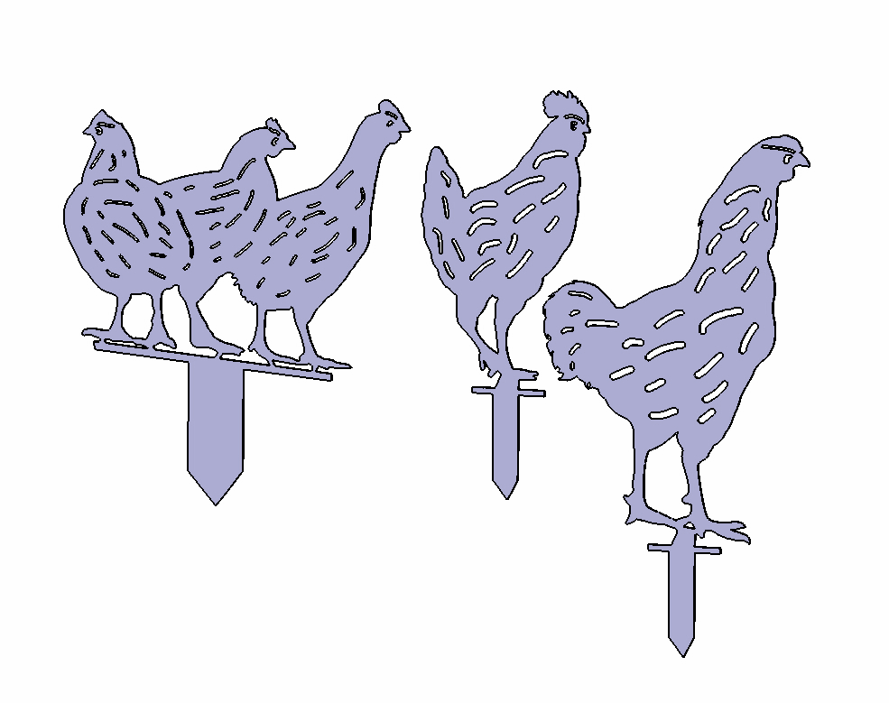 Hahn / Huhn / Hühner für den Garten, 2020
