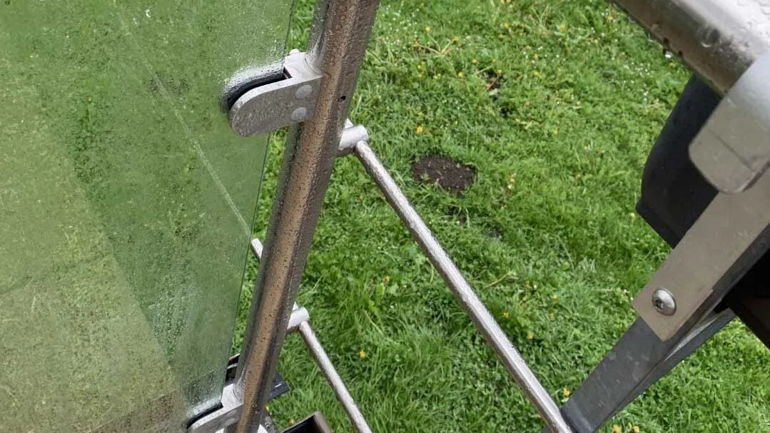Geländer V2A mit Glas, Oberwiesenthal, 2019