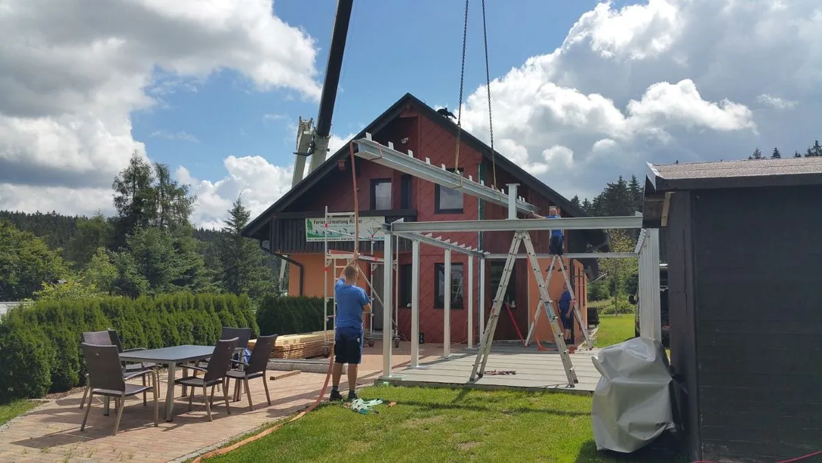 Stahlbau Wintergarten, Tellerhäuser, 2015
