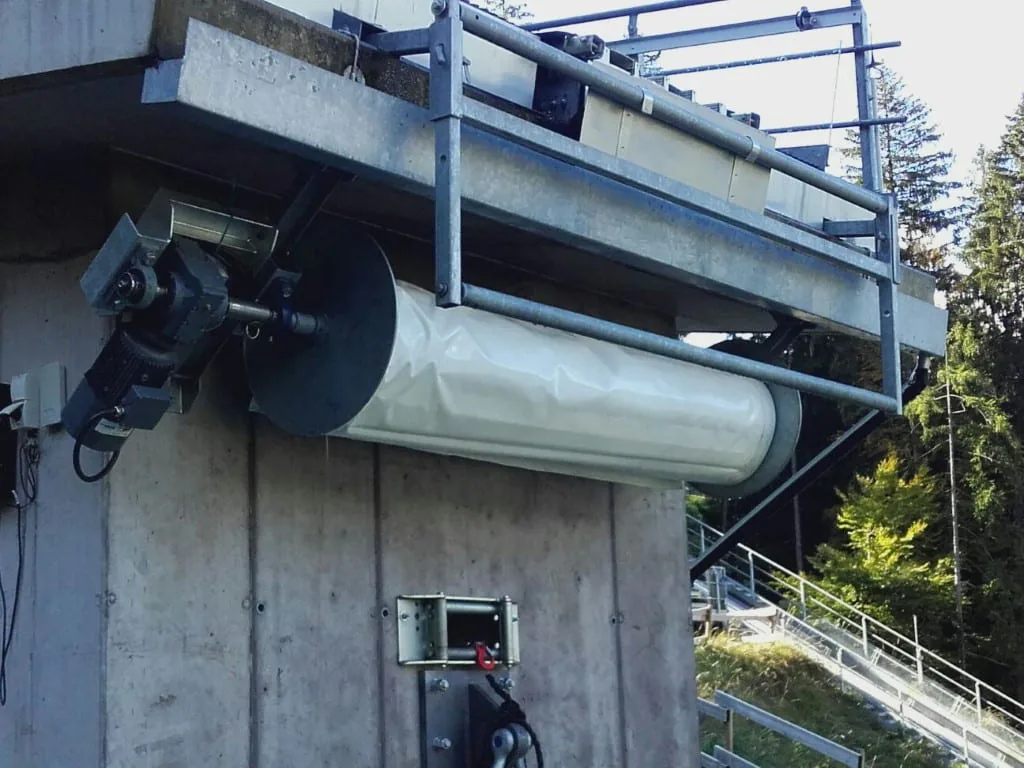 Planen Wickler Motor, Tschagguns, 2015