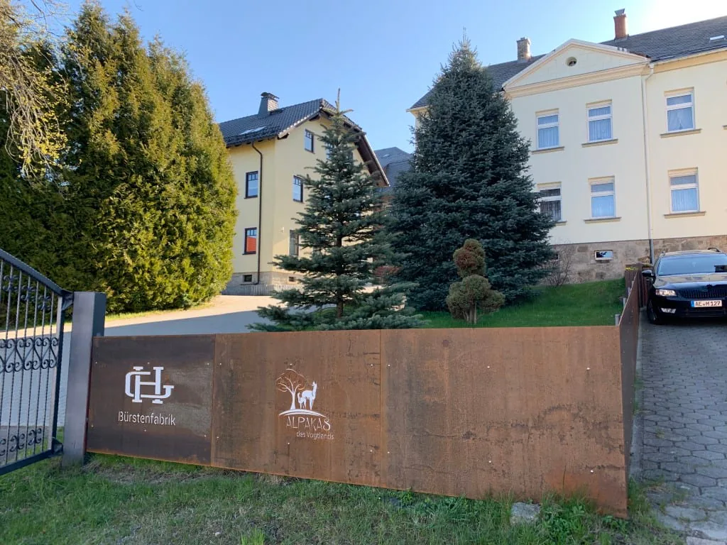 Corten Stahl Zaun, Steinberg, 2019
