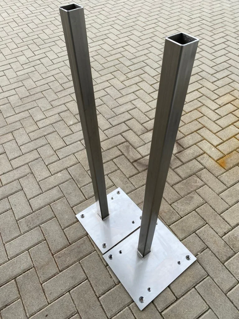 Stützen V2A, Pöhle, 2020