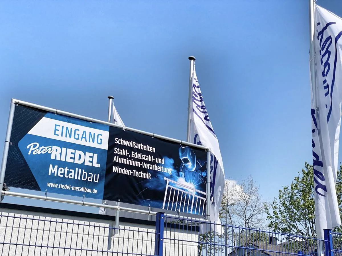 Werberahmen ALU, Raschau, 2019
