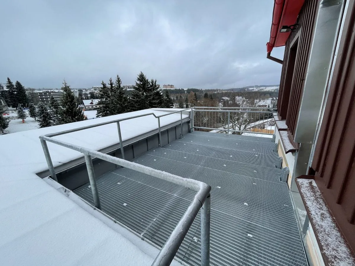 Stahlgeländer, Kurort Oberwiesenthal, 2021