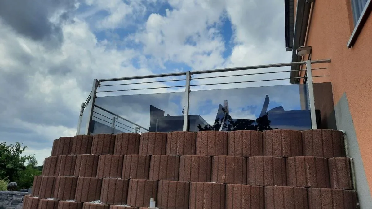 Geländer-Glas-V2A, Burkhardtsdorf, 2021
